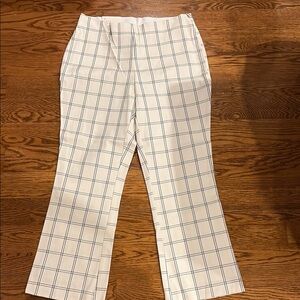 A New Day Cream Plaid Pants